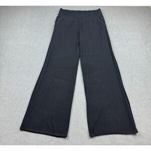 Lululemon Pants Womens 12 Black Stretch Softstreme 30" Wide Leg Casual Lounge